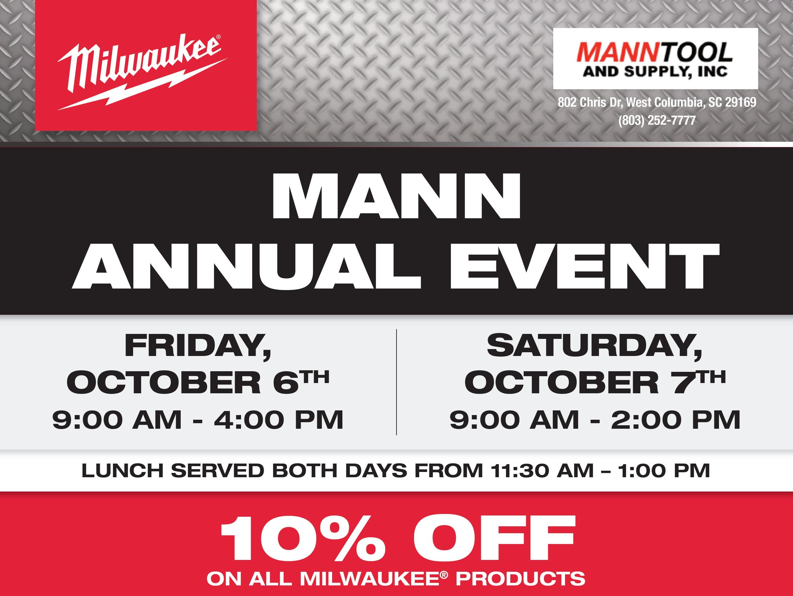 Mann Event Milwaukee Deals